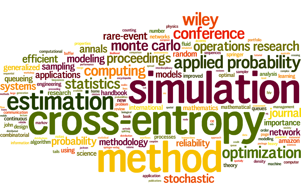 estimation simulation
											  statistics probability
											  computation network
											  optimization Monte Carlo
											  reliability modeling